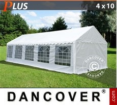 Party Tent 4x10 m PE, White