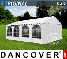 Party Tent 6x8 m PVC, White