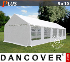 Party Tent 5x10 m PE, White
