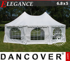 Party Tent 6.8x5 m, Off-White