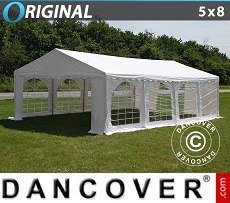 Party Tent 5x8 m PVC, White