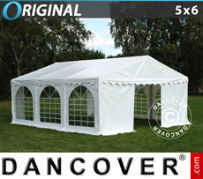 Party Tent 5x10 m PVC, White