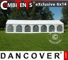 Party Tent 6x8 m PVC, White