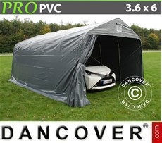 Tent  3.6x6x2.68 m PVC, grey
