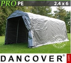 Tent  2.4x6x2.34 m PE, Grey