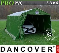 Tent  3.6x6x2.68 m PVC, with ground cover, Green / Grey