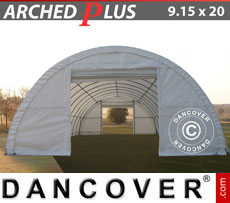 Tent 6x18x3.7 m PVC Grey