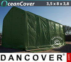 Tent 3.5x8x3x3.8 m, Grey